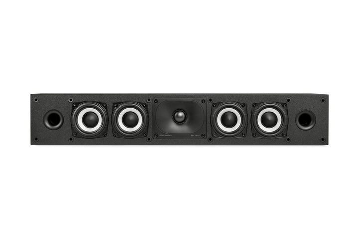 Polk Audio Monitor XT35 schlanker Center Lautsprecher, Hi-Res Zertifiziert, kompatibel mit Dolby Atm