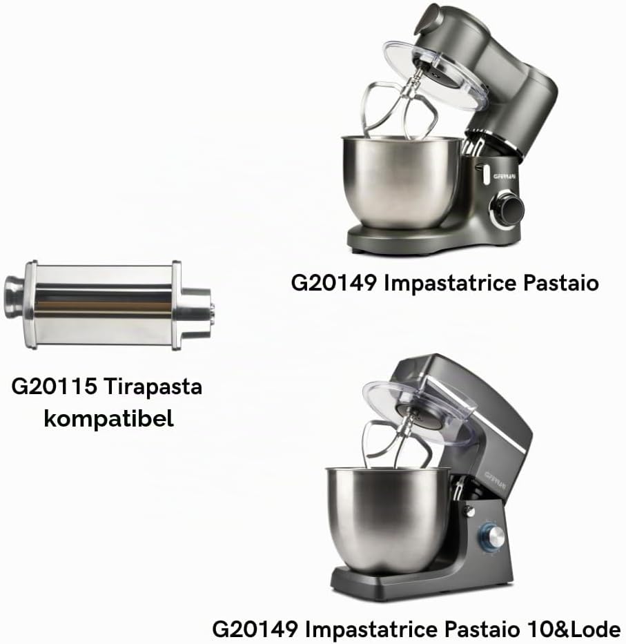 G3 Ferrari G20115 Tropferzubehör, Edelstahl Nudelmaschine, Nudelmaschine