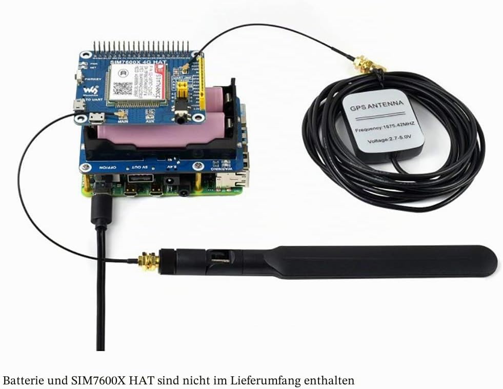 UPS HAT for Raspberry Pi Series Boards Support 5V Uninterruptible Power Supply Charge and Power Outp