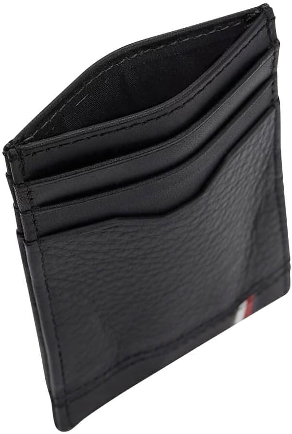 Tommy Hilfiger Herren 1985 Rucksack Hochwertiges Leder Einheitsgrösse Schwarz, Einheitsgrösse Schwar