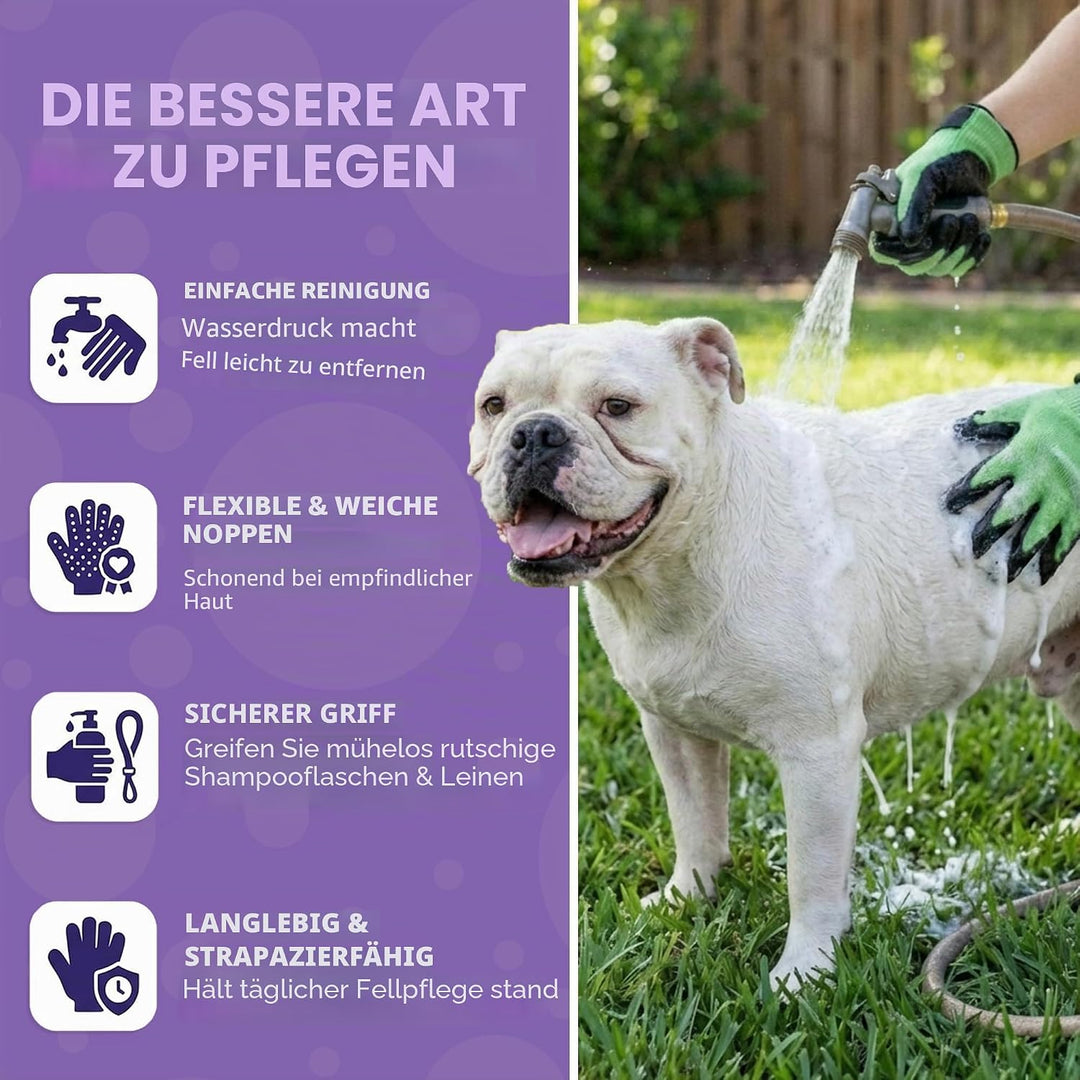 HandsOn Gloves - Der revolutionäre Putzhandschuh aus den USA! Grösse M Schwarz Mittel, Schwarz Mitt