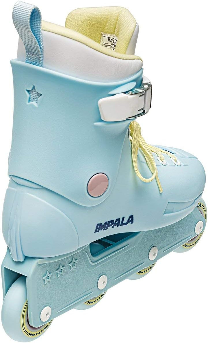 Impala Rollerskates Damen Impala Lightspeed Inline Skate 44 Himmelblau / Gelb, 44 Himmelblau / Gelb