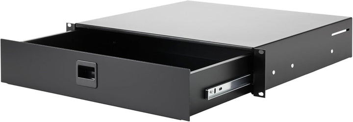 Adam Hall 19" Rackschublade 2HE 2/3 Auszug, Stahl 2 Höheneinheiten, 2 Höheneinheiten