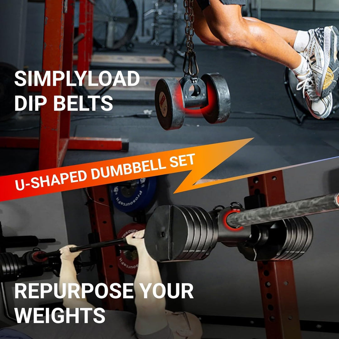 Breite U-Stange, Reihengriff, Landminen-Befestigung für Langhantel, T-Form Griffaufsatz U-Clips, Fit