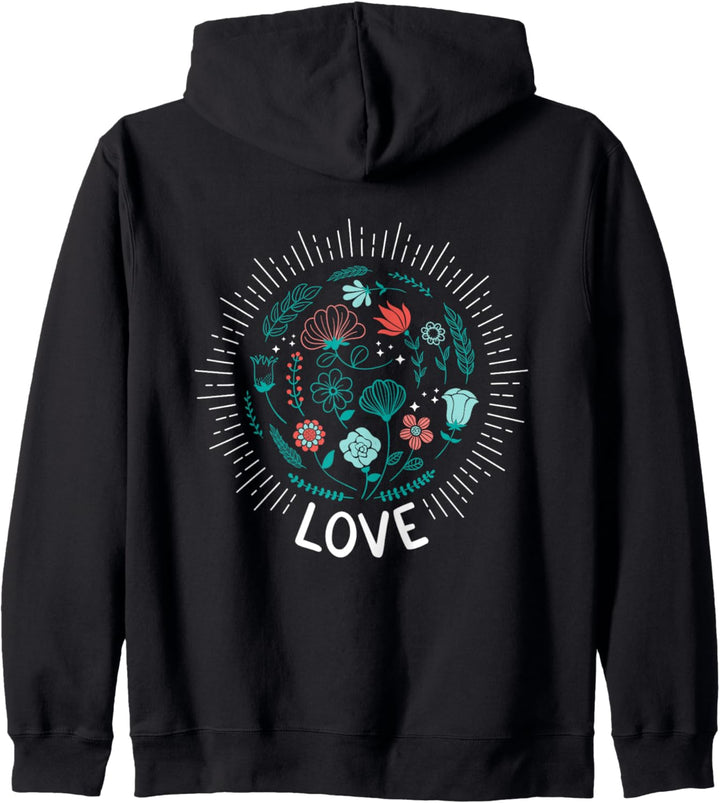 Love Save The Planet Mother Earth Environmentalist Kapuzenjacke