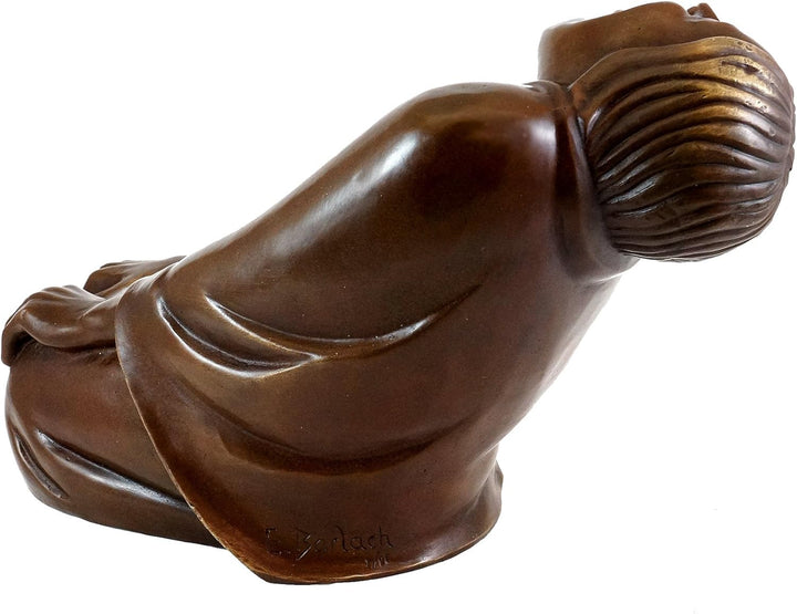 Kunst & Ambiente - Bronzefigur - Lachende Alte (1937) - Ernst Barlach Skulptur - Limitierte Edition