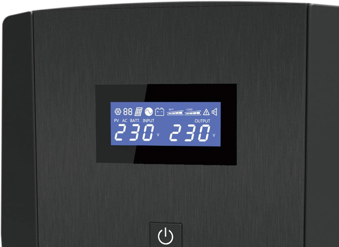 Conceptronic ZEUS03EM 1200VA 720W USV, 3 x IEC socket 2 x Schuko socket 1200 VA / 720 W 3 x IEC sock