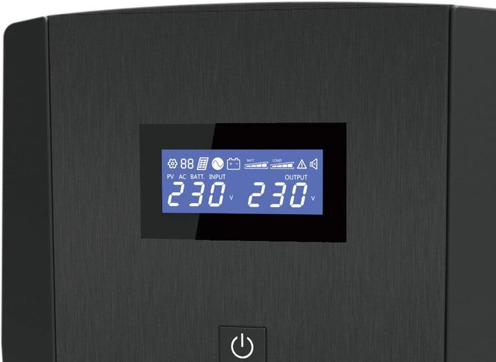 Conceptronic ZEUS03EM 1200VA 720W USV, 3 x IEC socket 2 x Schuko socket 1200 VA / 720 W 3 x IEC sock