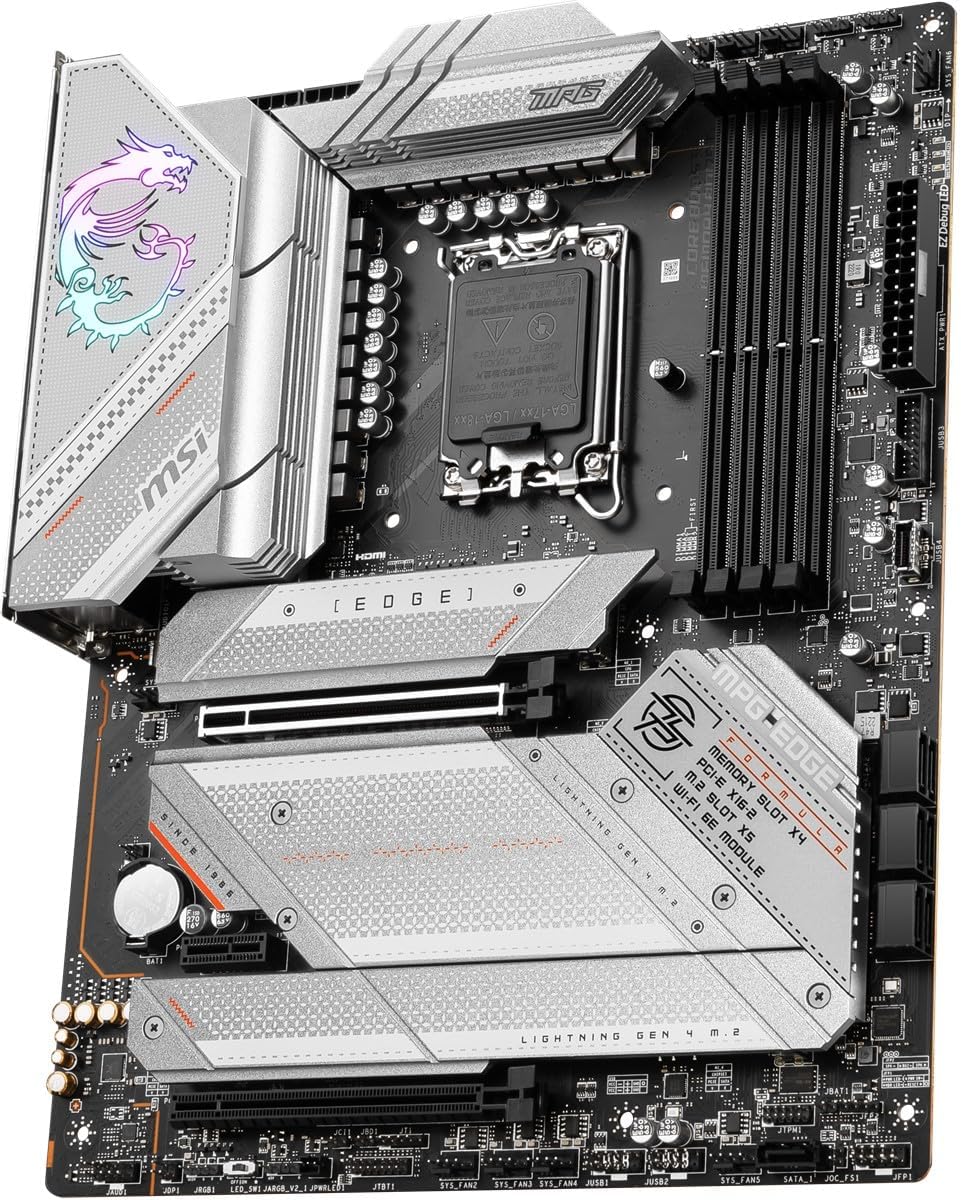 MSI MPG Z790 Edge WiFi Motherboard,ATX - Unterstützt Intel Prozessoren der 12., 13. und 14. Generati