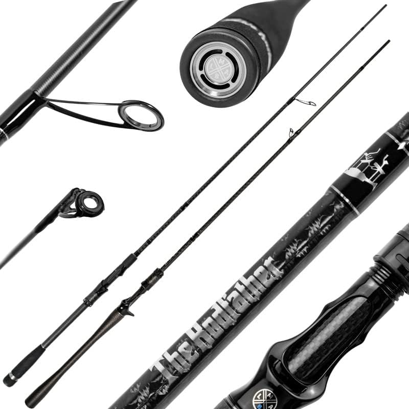 LMAB The Rodfather Spinning & Casting Angelrute für Zander, Barsch & Hecht, Spinnrute, Baitcaster Ru