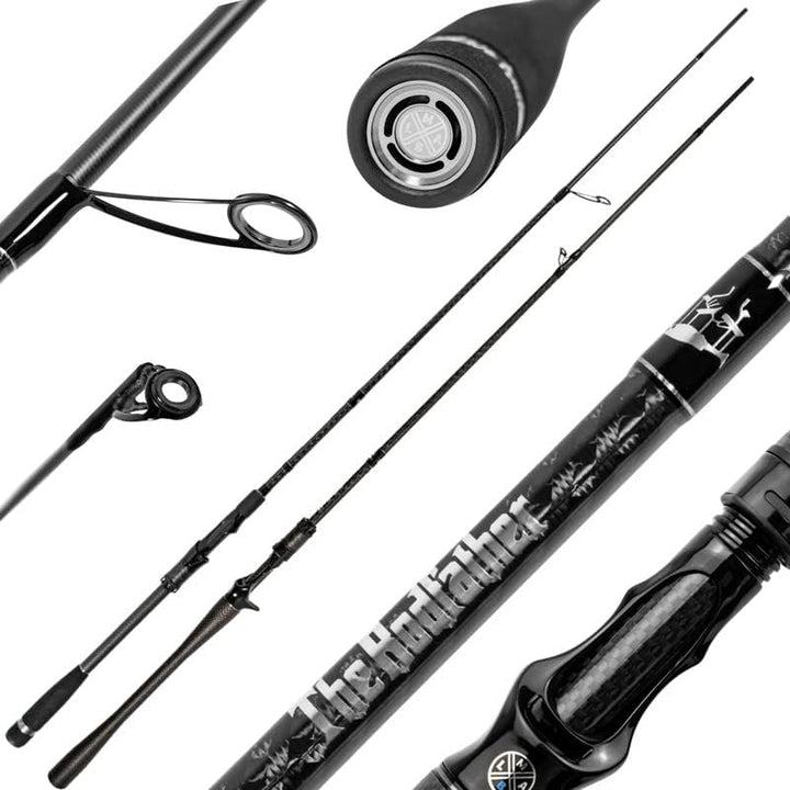 LMAB The Rodfather Spinning & Casting Angelrute für Zander, Barsch & Hecht, Spinnrute, Baitcaster Ru