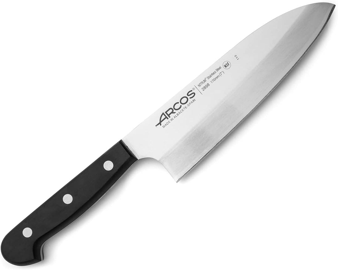 Arcos 289804 Serie Universal - Messer Deba Asiatisches Messer - Klinge Nitrum Edelstahl 170 mm - Han