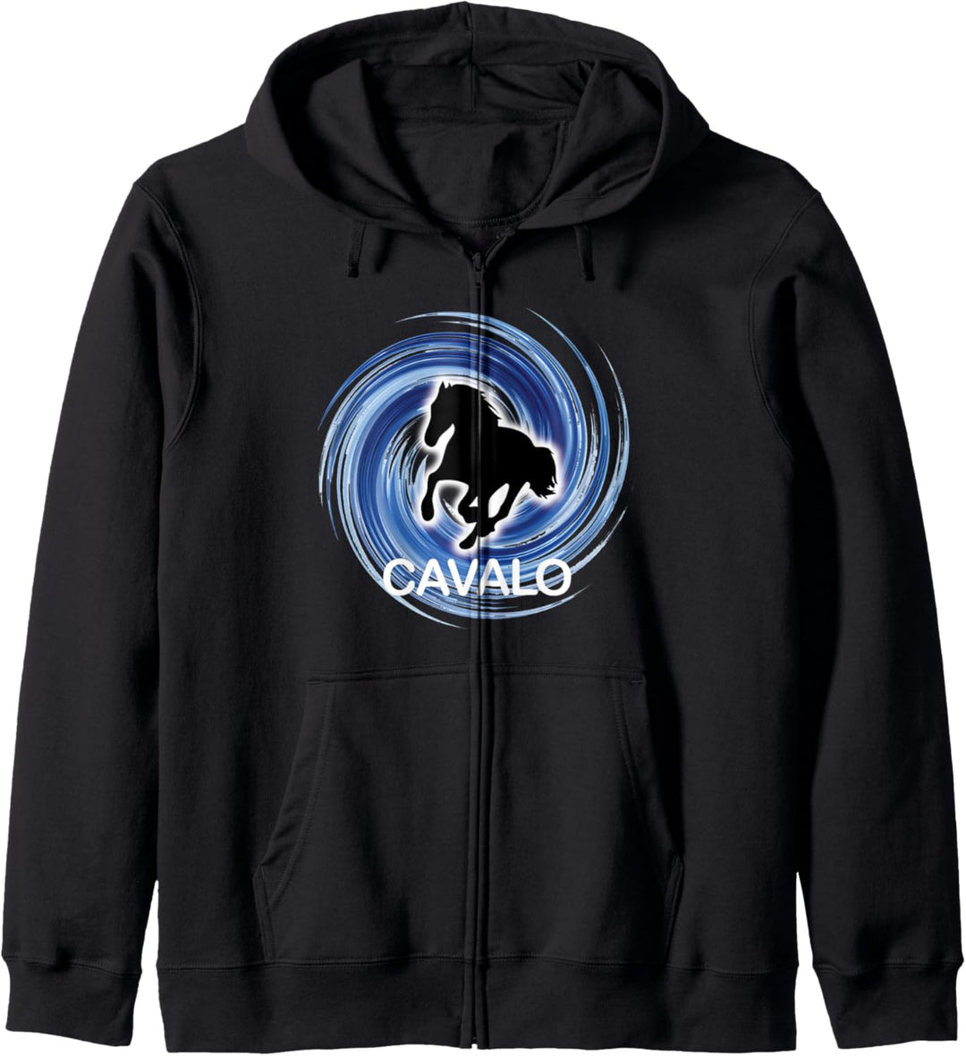 Cavalo Spinning Horse Meme Kapuzenjacke