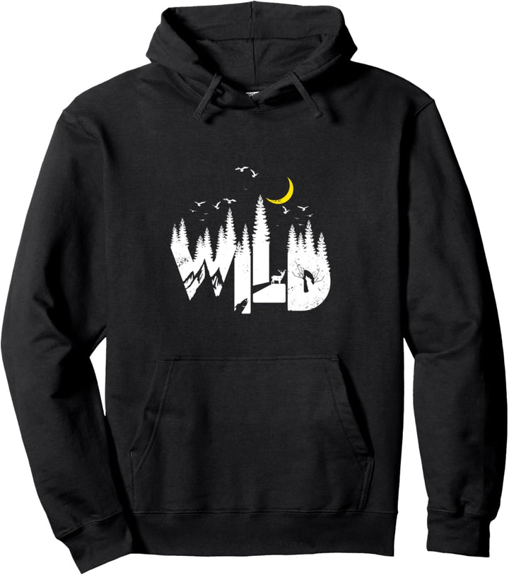 Wild Outdoor Family Camping Roughing It Wohnmobil Urlaub Pullover Hoodie