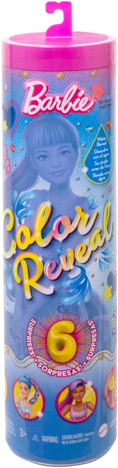 Barbie Color Reveal Totally Denim Puppensortiment - 6 Überraschungen inklusive Puppe, inspiriert von