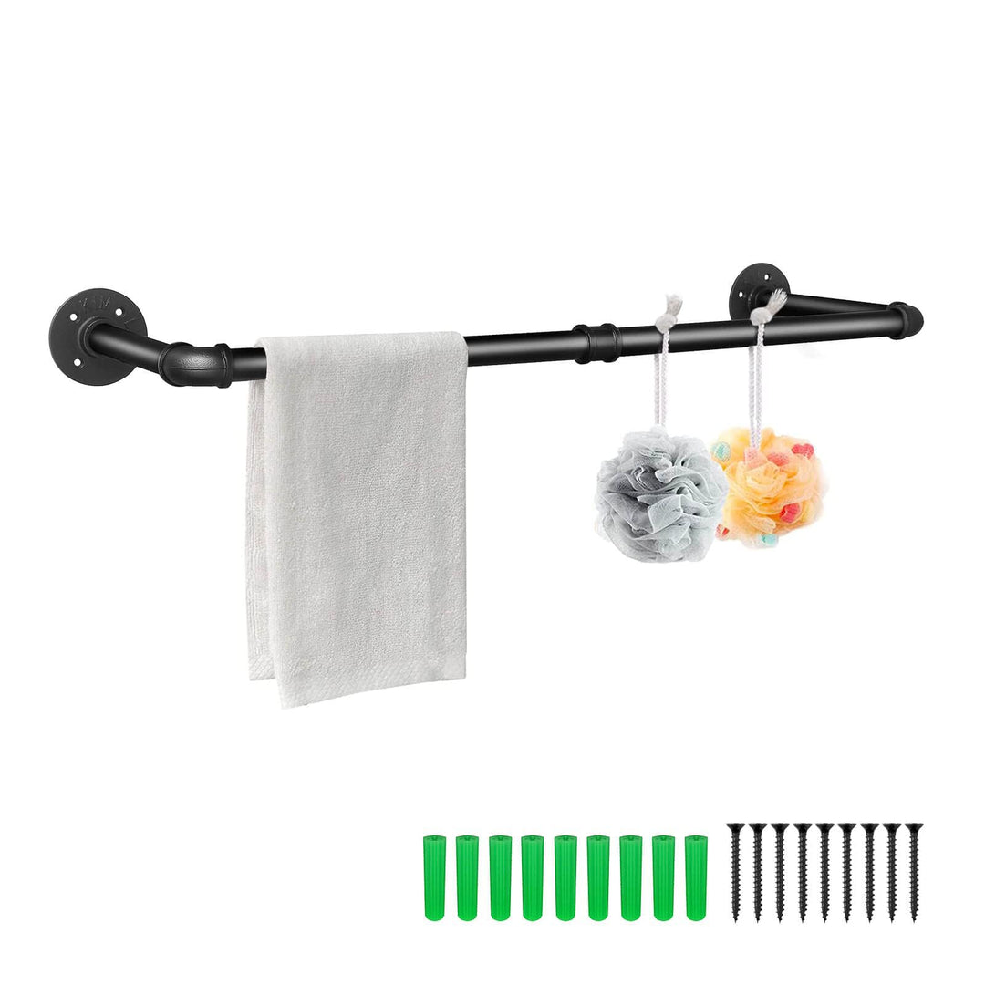 Kleiderständer für die Wand 80cm Rohr Kleidergestell Industrieller Stil Wandhänger Abnehmbare Metall