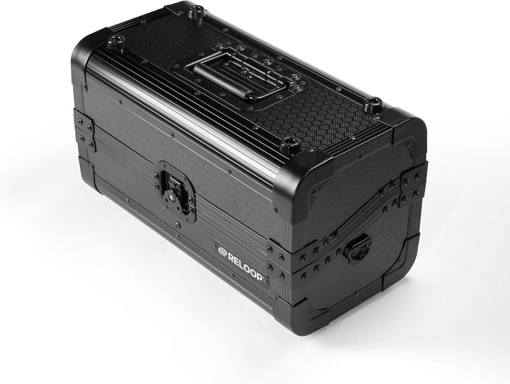 Reloop 7'' Record Case 150 Black - Robuste Konstruktion mit kratzfester Hexa-Oberfläche in mattem Sc