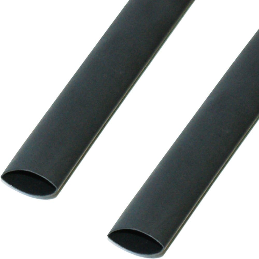 Schrumpfschlauch 2:1 Schwarz Auswahl aus 13 Grössen und 4 Längen Meterware (25mm Innen, 10m) 25mm In