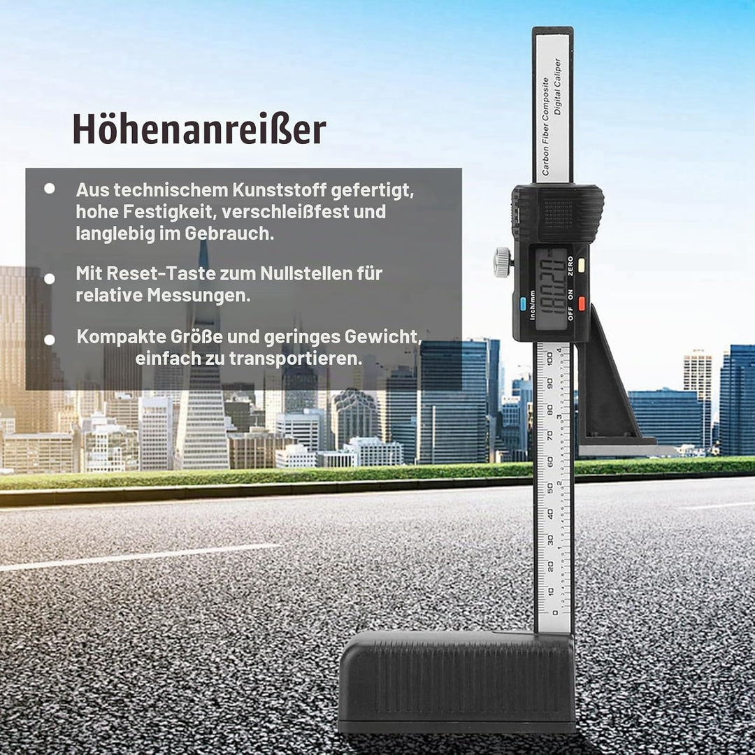 Digitales Höhenmessgerät Höhenmessgerät Scriber Kunststoff 0 150 Mm Digitales Präzisions-Höhenmessge