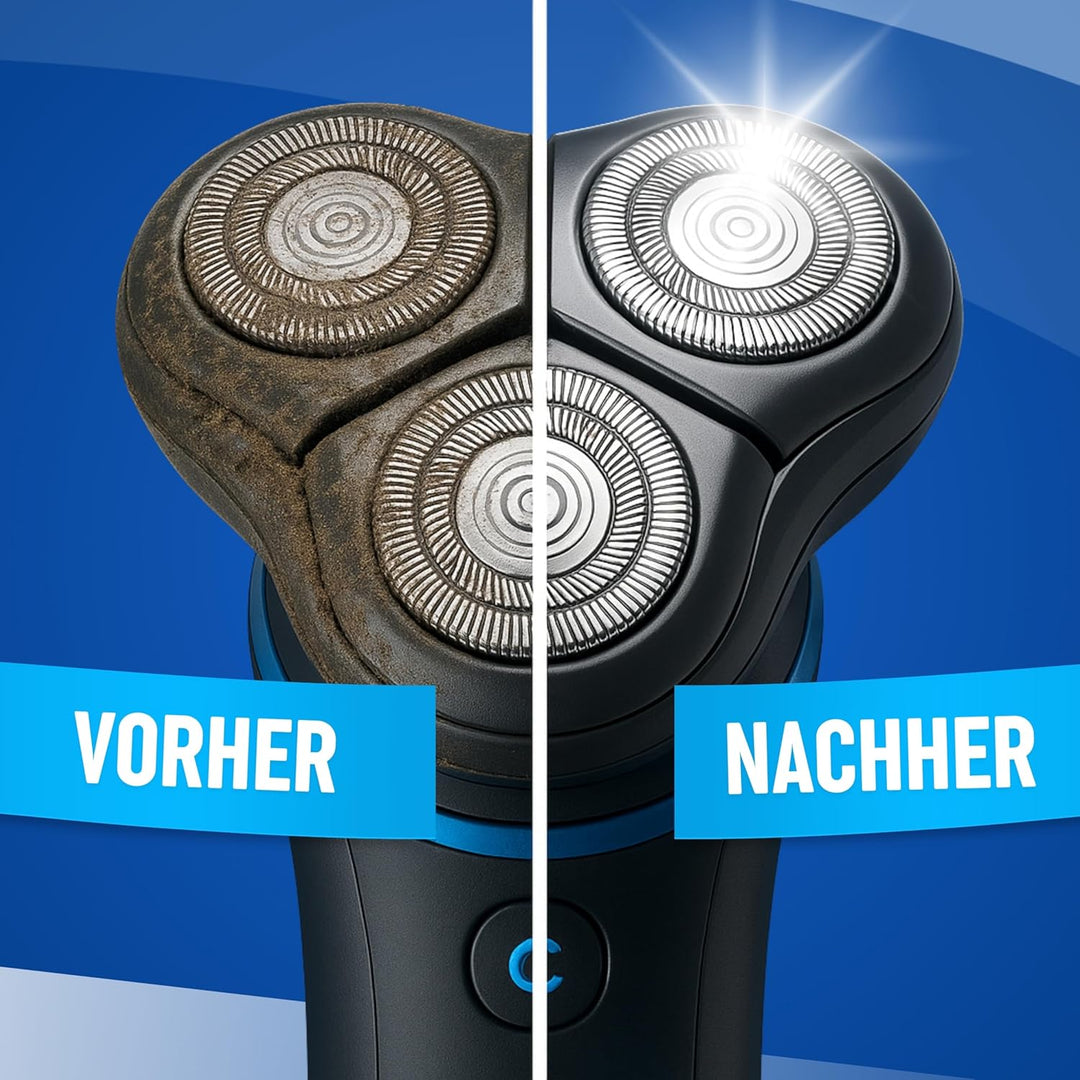 Die Seifenblase | 1L Scherkopfreiniger Flüssigkeit mit Sprühflasche zur manuellen Reinigung von Rasi