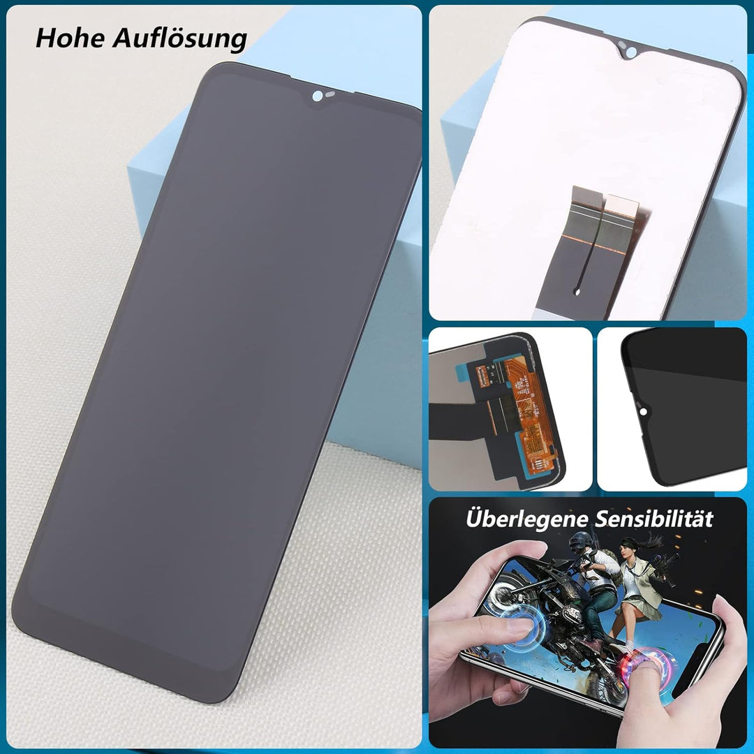 RongZy Display für Samsung Galaxy A02s A025U A025A A025V A205G LCD Bildschirmersatz Digitizer Touchs
