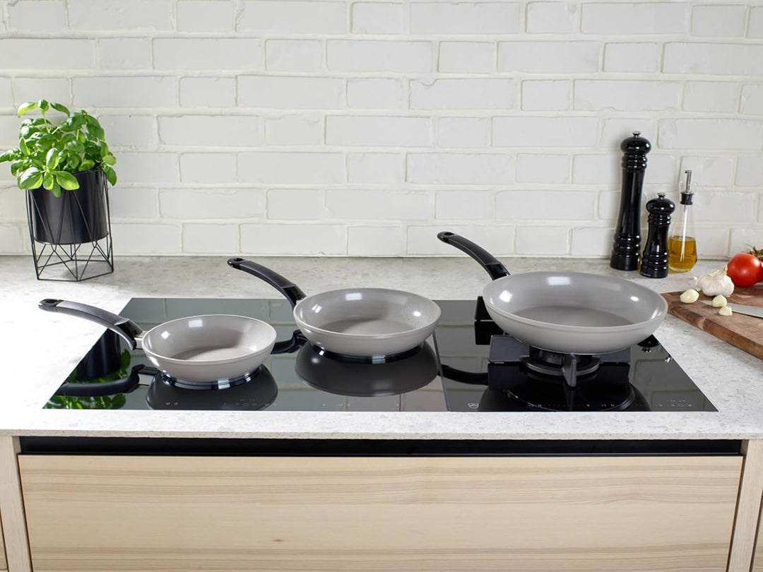 Fissler Ceratal Classic Pfannen-Set / 2-teilig, Aluminium-Pfanne, Keramik-beschichtet (24+28 cm) Cer