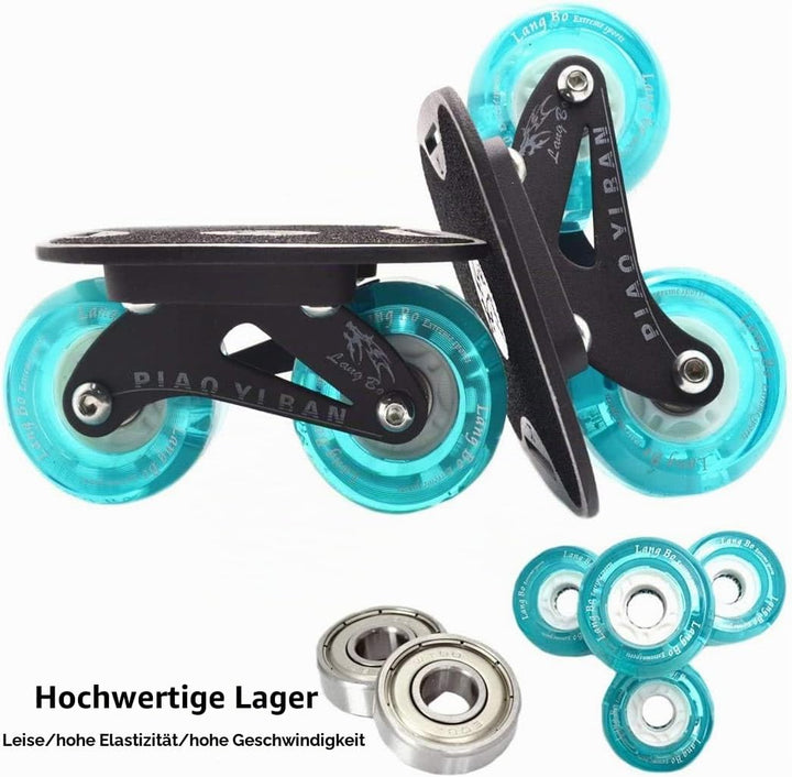 Sumeber Drift Skates Split Skateboard Tragbares Rollschuhdeck Drift High Rebound Skate Outdoor Slidi