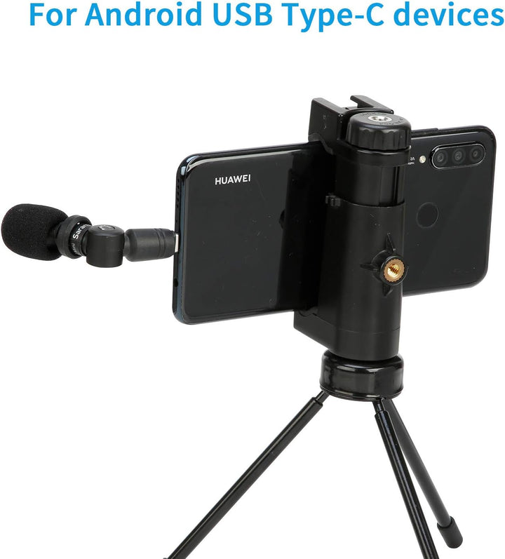 Saramonic Ultrakompaktes, omnidirektionales Kondensatormikrofon für Smartphones, Tablets und Compute