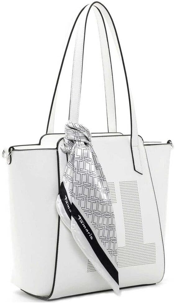 Tamaris Shopper Lana 32041 Damen Handtaschen Uni Einheitsgrösse White 300, Einheitsgrösse White 300