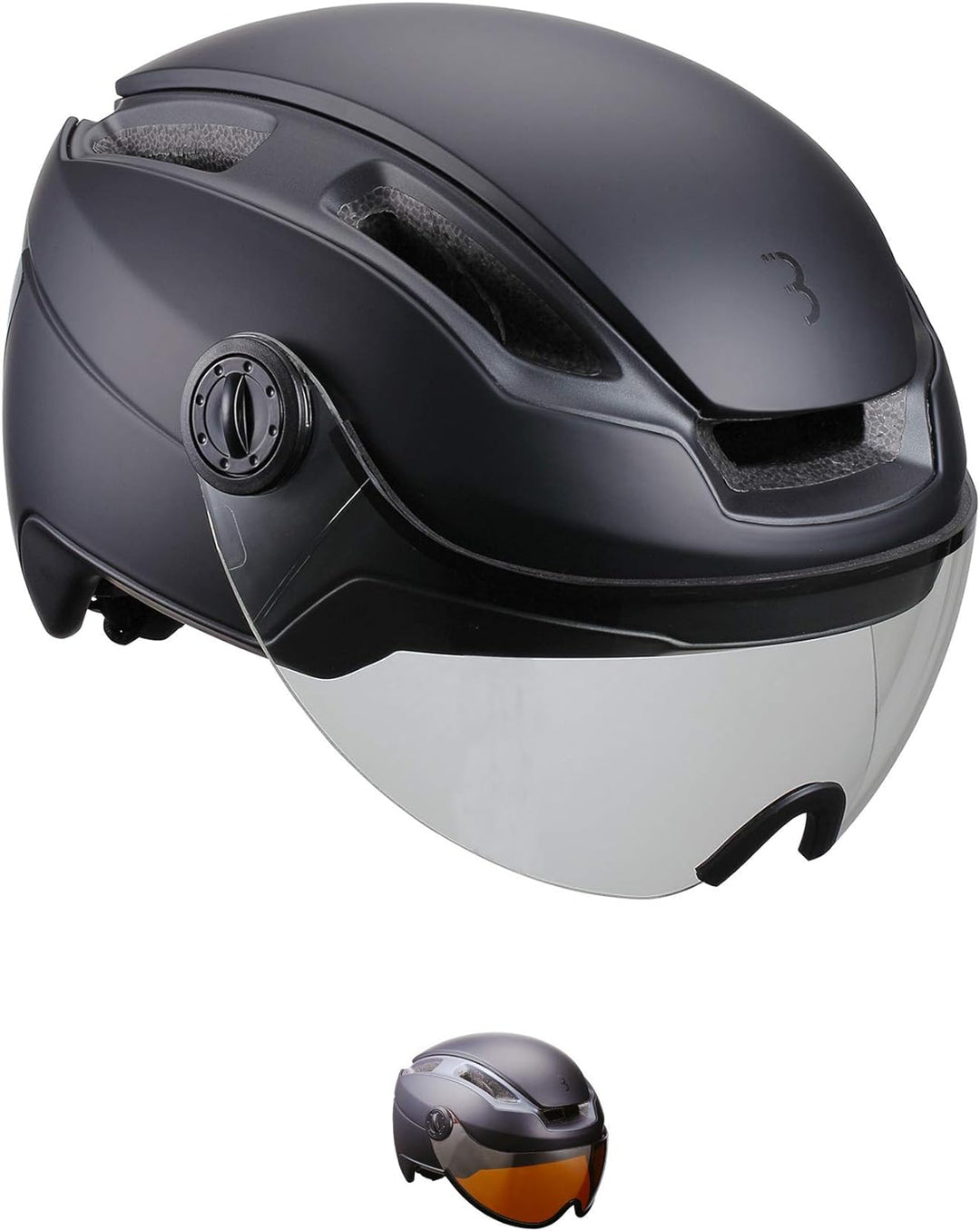 BBB Cycling Fahrradhelm Indra speed 45 Faceshield Urban + E-bike Safety Superleichter Verstellbarer