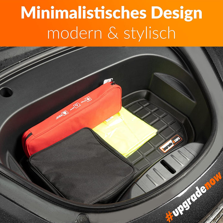 Upgrade4cars Vordere Kofferraummatte kompatibel für Tesla Model 3 | Frunk Matte 75 x 40 cm | Kofferr