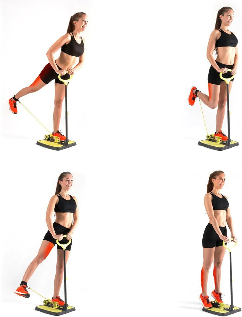 InnovaGoods Unisex Erwachsene 4899888117209 Fitness Plattform für Beine und Po mit Übungsanweisungen