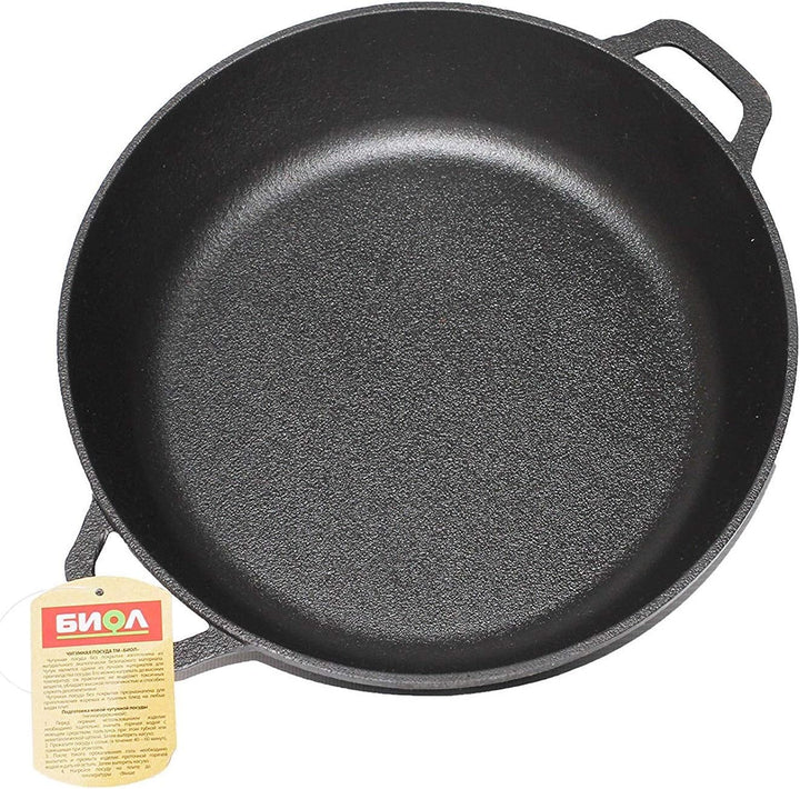 BIOL Gusseisen Pfanne Servierpfanne Bratpfanne Schmorpfanne Pfanne Ø 26cm. (26cm)