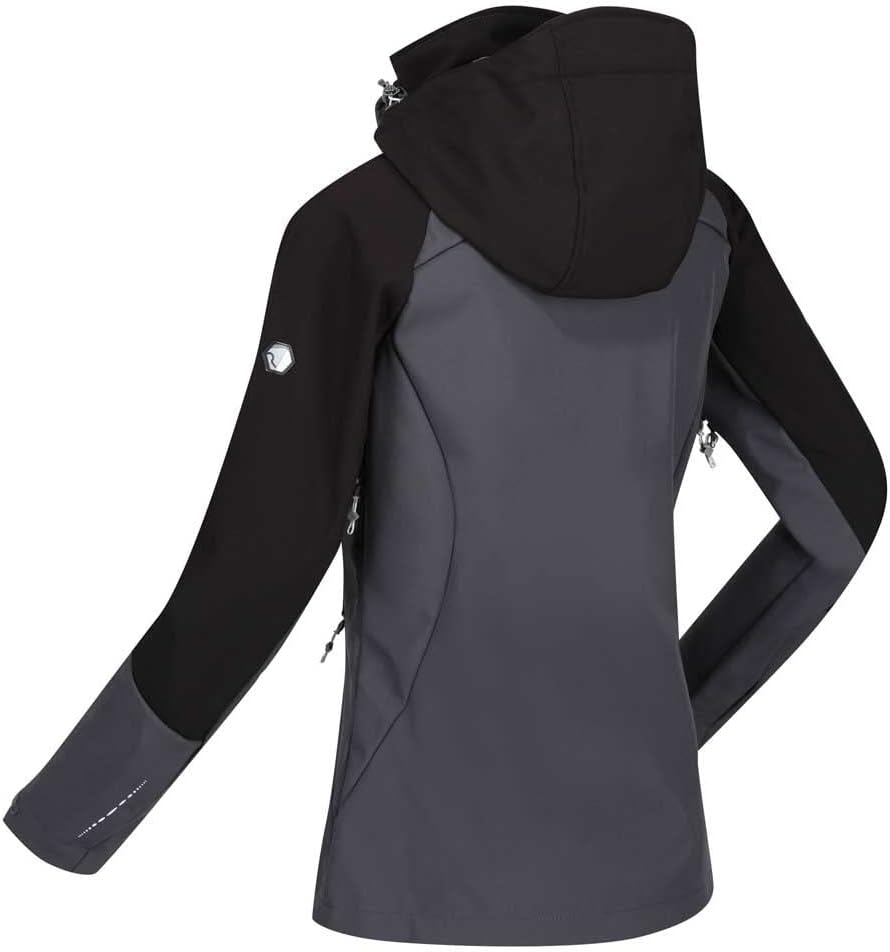 Regatta Softshelljacke Damen DeSoto VIII mit Kapuze, 36 Grau