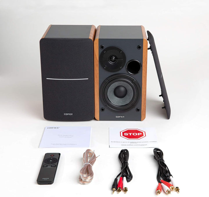 Edifier R1280Ts Verstärke Lautsprecher - 2.0 Stereo Aktive Nahfeldlautsprecher - Studio Monitor Laut