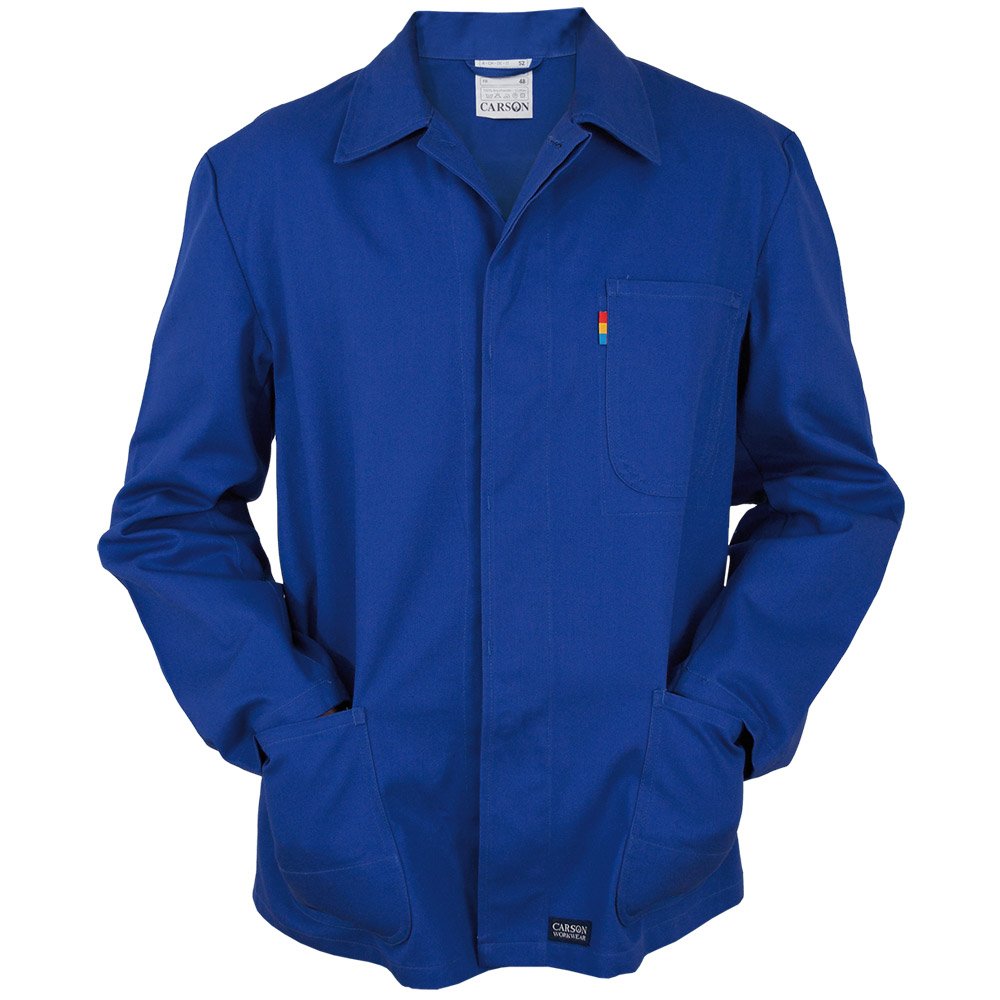 Carson Classic Workwear Arbeitsjacke aus reiner Baumwolle, 1 Stück, 60, royal, KTH709J.A