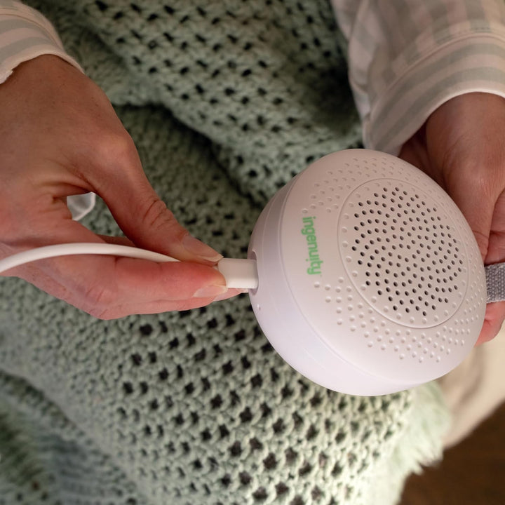 Ingenuity Pock-a-Bye Baby-Beruhiger und Bluetooth-Lautsprecher, Streamen Sie Musik oder vorgeladene