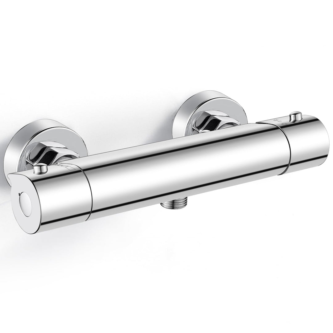 Namuoto Duscharmatur mit Thermostat Aufputz Brausethermostat, Thermostat Dusche Mischbatterie mit 38