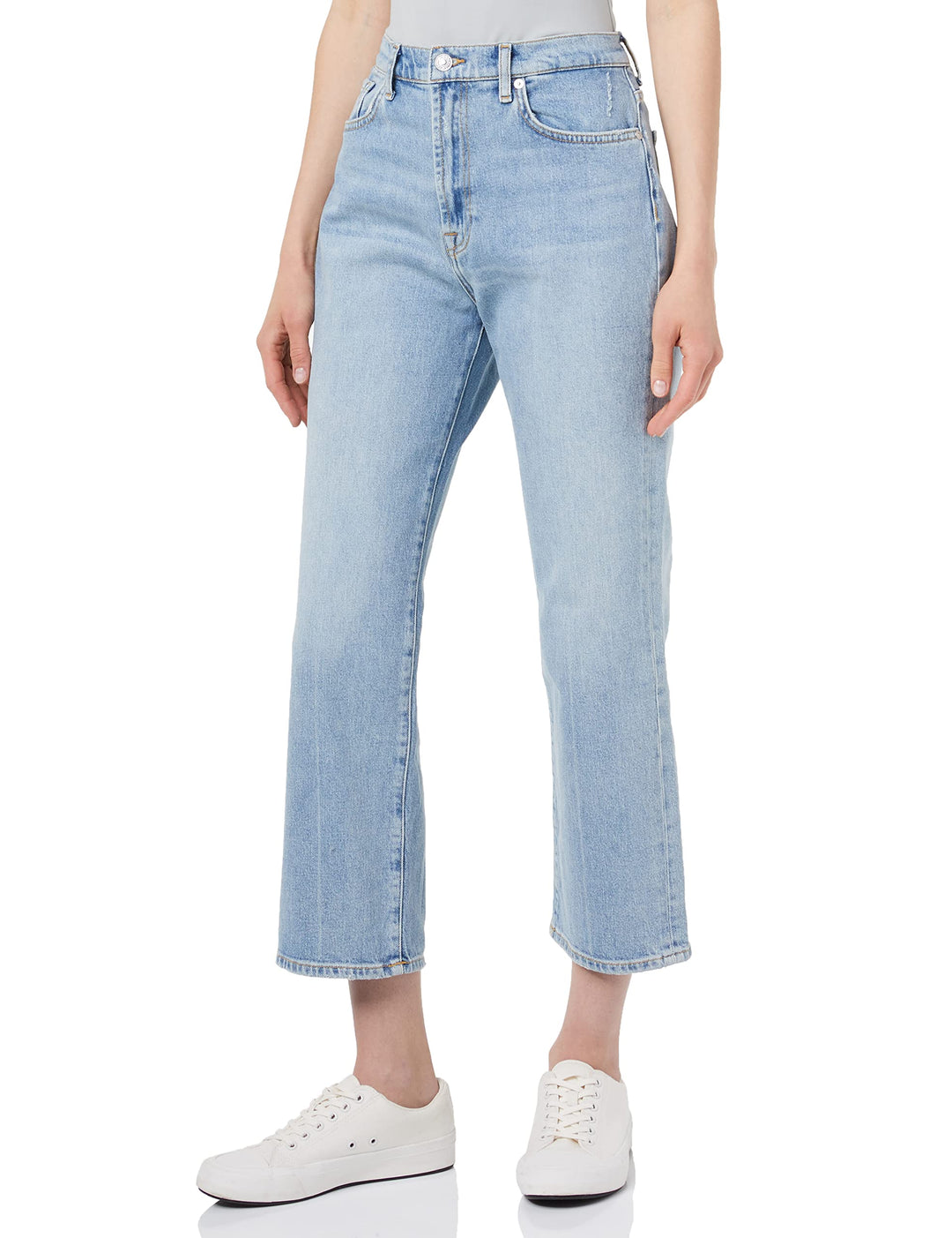 7 For All Mankind Damen Logan Stovepipe Jeans 25 Light Blue, 25 Light Blue