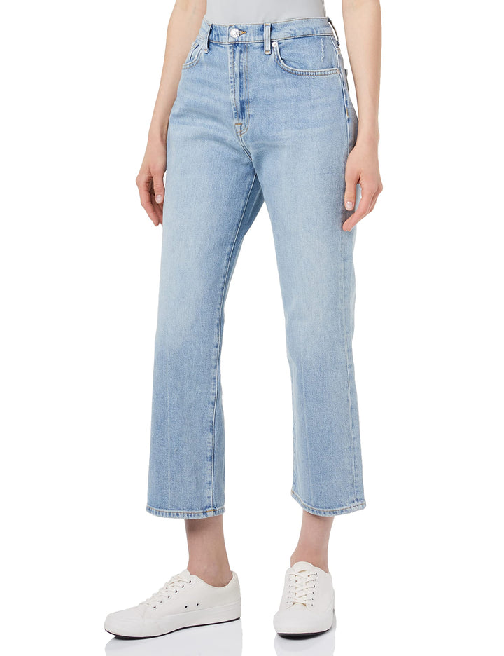 7 For All Mankind Damen Logan Stovepipe Jeans 25 Light Blue, 25 Light Blue