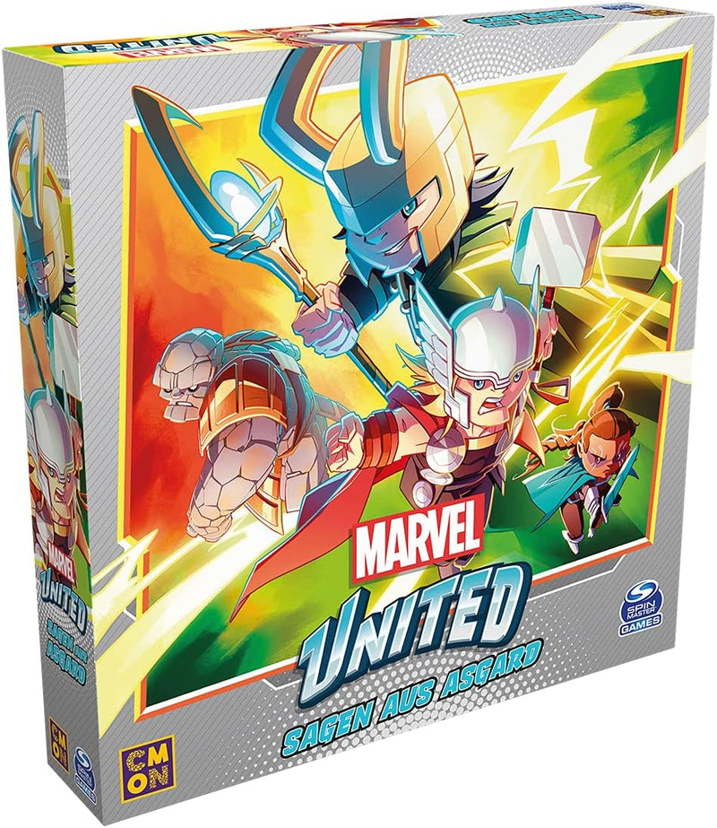 CMON | Marvel United – Sagen aus Asgard | Erweiterung | Familienspiel | Brettspiel | 1-4 Spieler | A