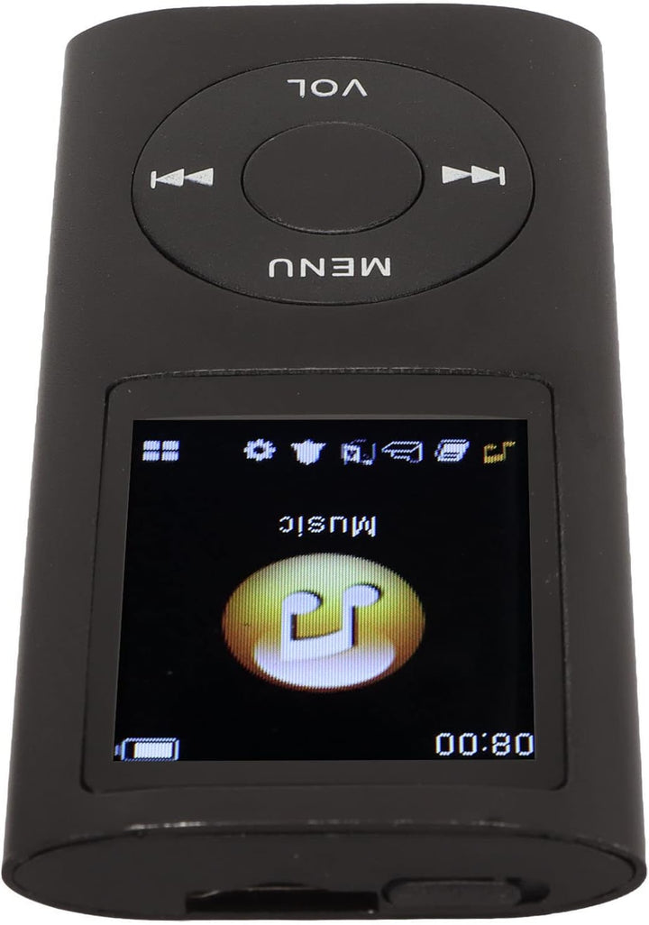 MP3 Player, Digitaler MP4-Player Tragbarer Musikplayer mit Kopfhörer, Unterstützt Bis zu 64 GB TF-Ka