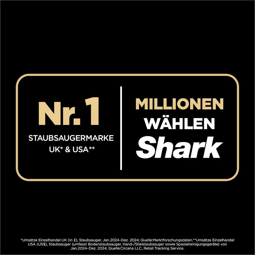 Shark Stratos kabelloser Akku-Staubsauger, PowerFins Plus, 60 Min Laufzeit, Anti-Hair-Wrap- & CleanS