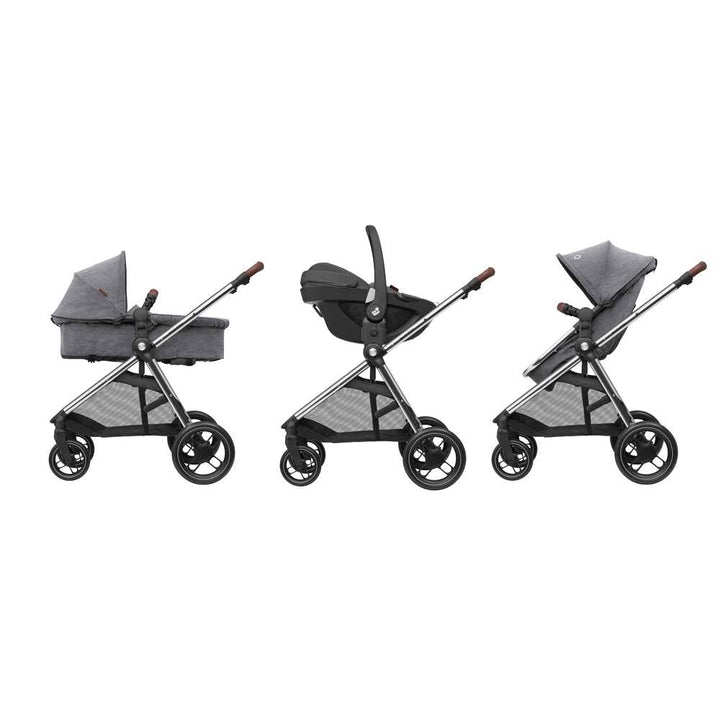 Maxi-Cosi Zelia Luxe 2-in-1-Kinderwagen, wendbarer Sitz, einhändig zusammenklappbar, geeignet von Ge