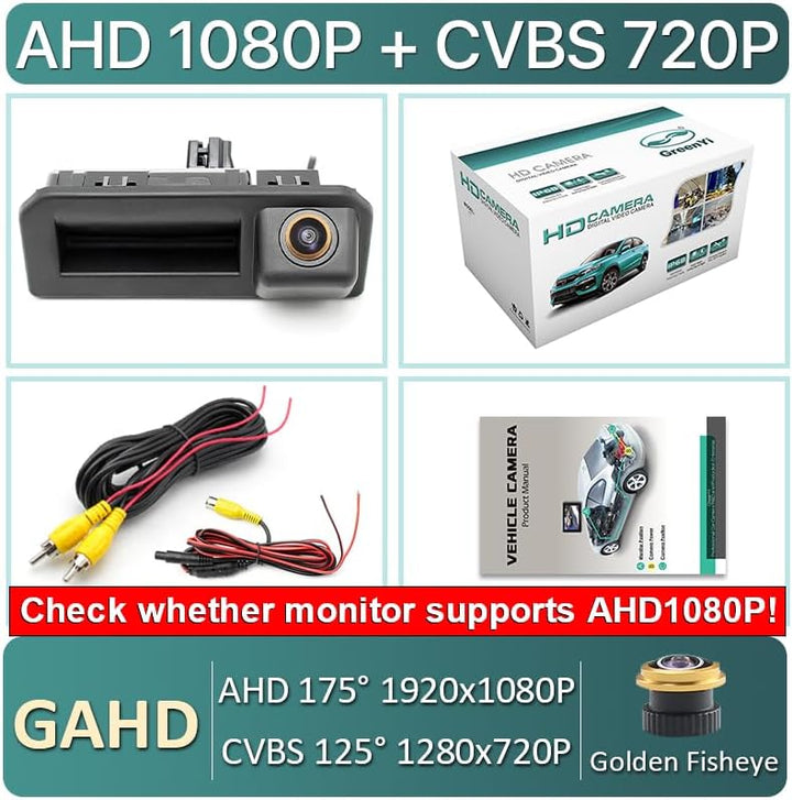 AHD 1080P Auto Rückfahrkamera für Audi Q2 Q2L Q3 A5 A5L A6 A6L VW Polo Passat EOS Porsche Cayenne Sk