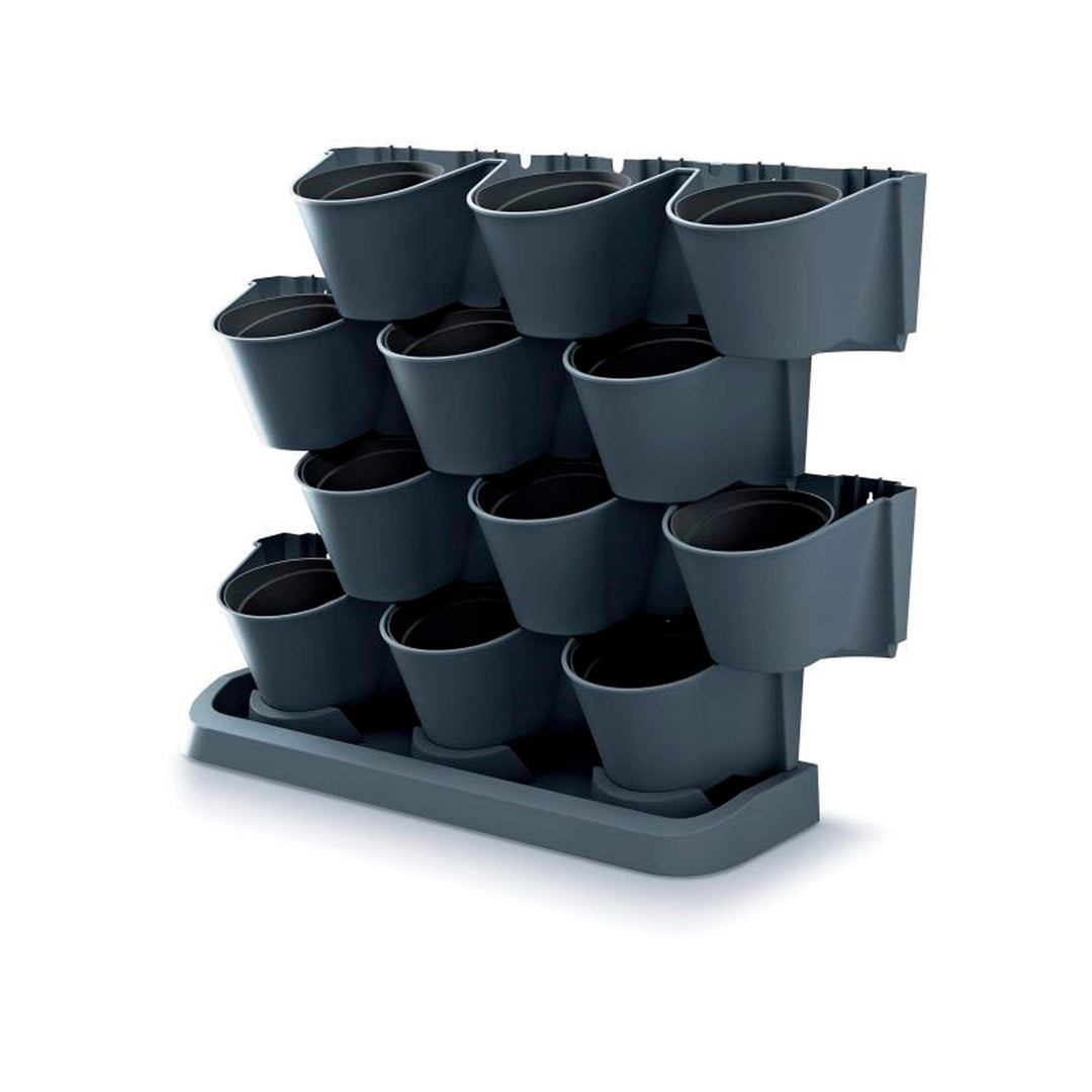 Macetero vertical Prosperplast Cascade Garden de plastico en color antracita 68,5 (largo) x 19 (anch