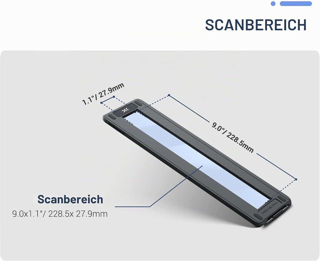 JJC 35mm Filmhalter Negativ Foto Scannen Maske Streifenhalter Abdeckung für Flachbett-Scanner mit Hi