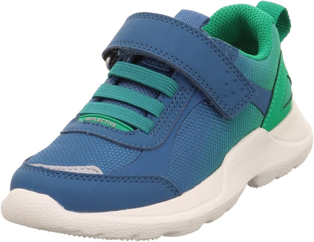 Superfit Jungen Rush 1-000211 Sneaker 25 EU Weit Blau Grün 8070, 25 EU Weit Blau Gr&#xFC;n 8070