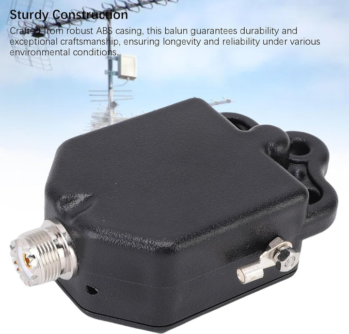 Eujgoov 1:64 Balun Ende FED-Antenne 4 8 Band 1MHz-30MHz 100W Mini Balun Transformator für FT8 FM AM