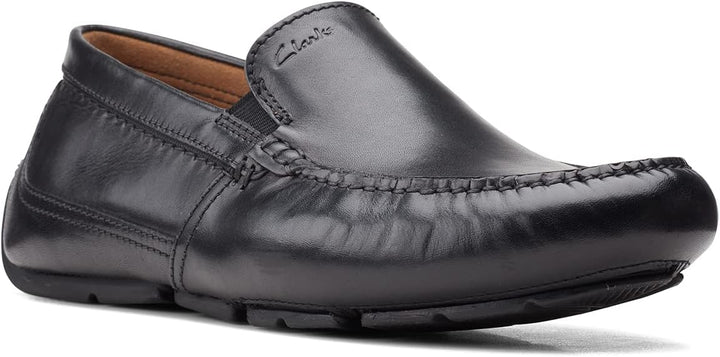 Clarks Herren Markman Plain Mokassin 39.5 EU Black Leather, 39.5 EU Black Leather